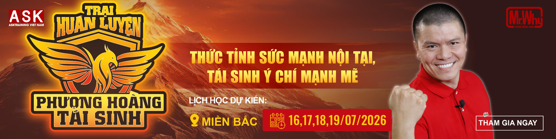 Diễn giả Phạm Ngọc Anh - Trại Phượng Hoàng Tái Sinh